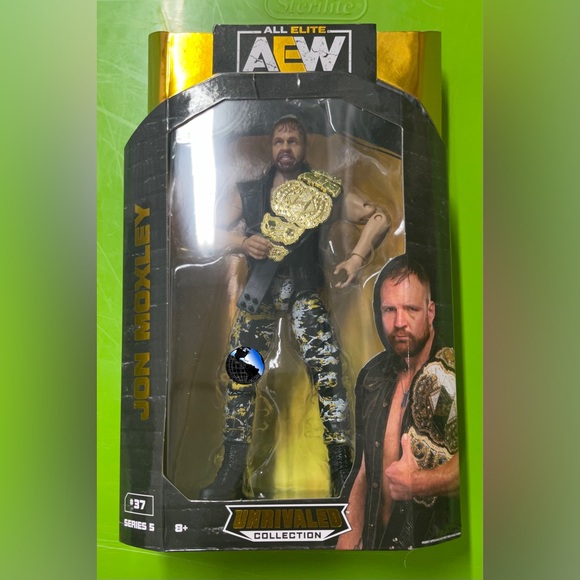 JON MOXLEY AEW Unrivaled Collection Series 5 #37 Action Figure 2021 - Picture 2 of 12